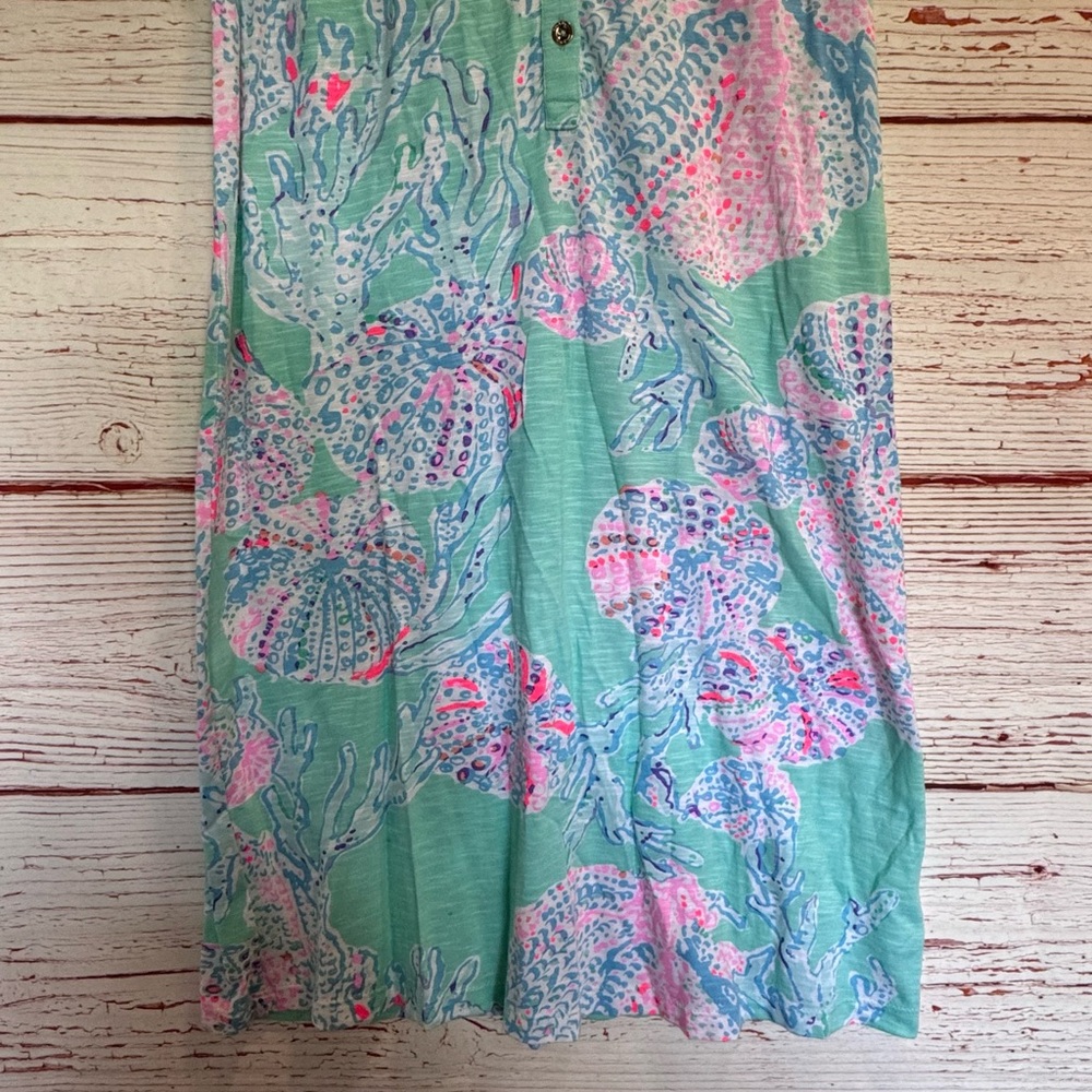 Lilly Pulitzer Essie Dress in Minty Fresh Fansea Sz S - Picture 7 of 13
